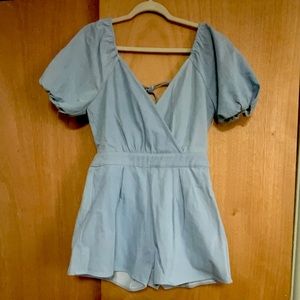 BRAND NEW! Beautiful denim dress. Backless, beautiful for this summer!!